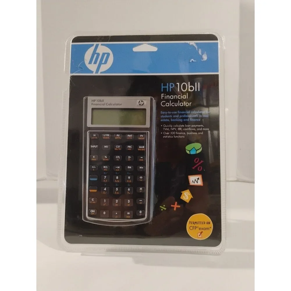 Authentic HP 10bII Financial Calculator For Students & Professionals NEW